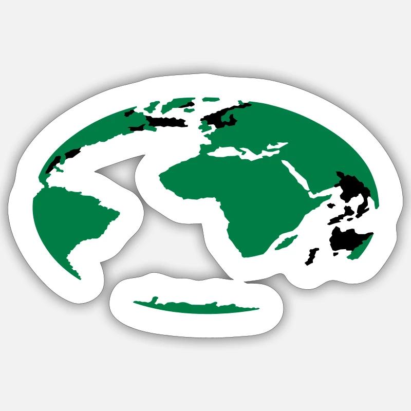 erdball_1 - Sticker size S (10 x 10 cm) - white matte