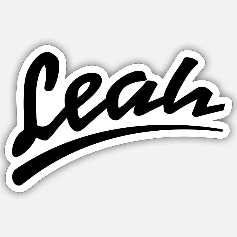 leah | Leah Sticker size S (10 x 10 cm)
