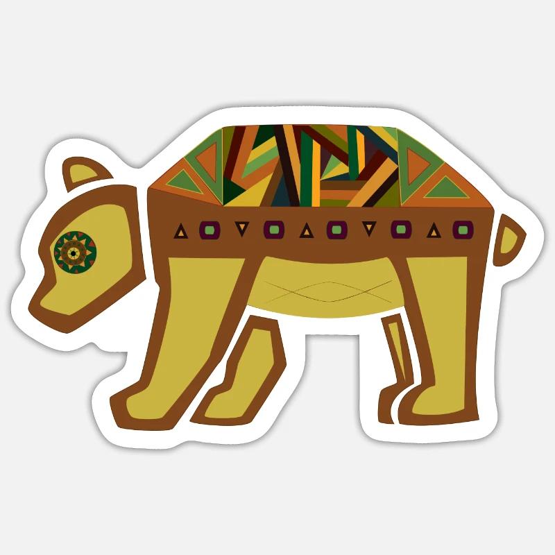 bear Sticker size S (10 x 10 cm)