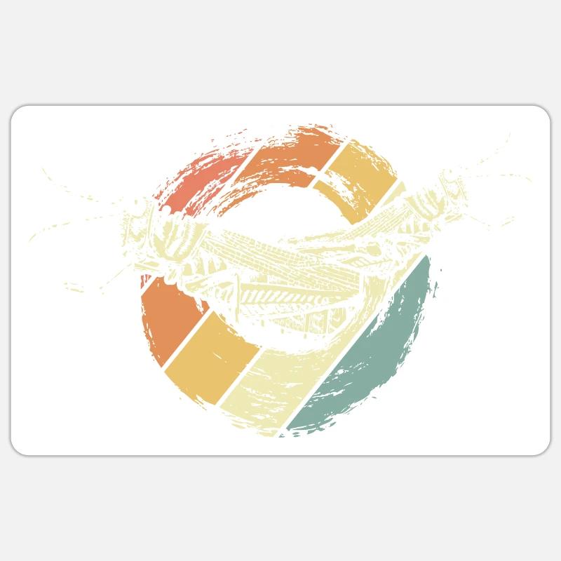 grasshopper - Sticker size S (10 x 10 cm) - white matte