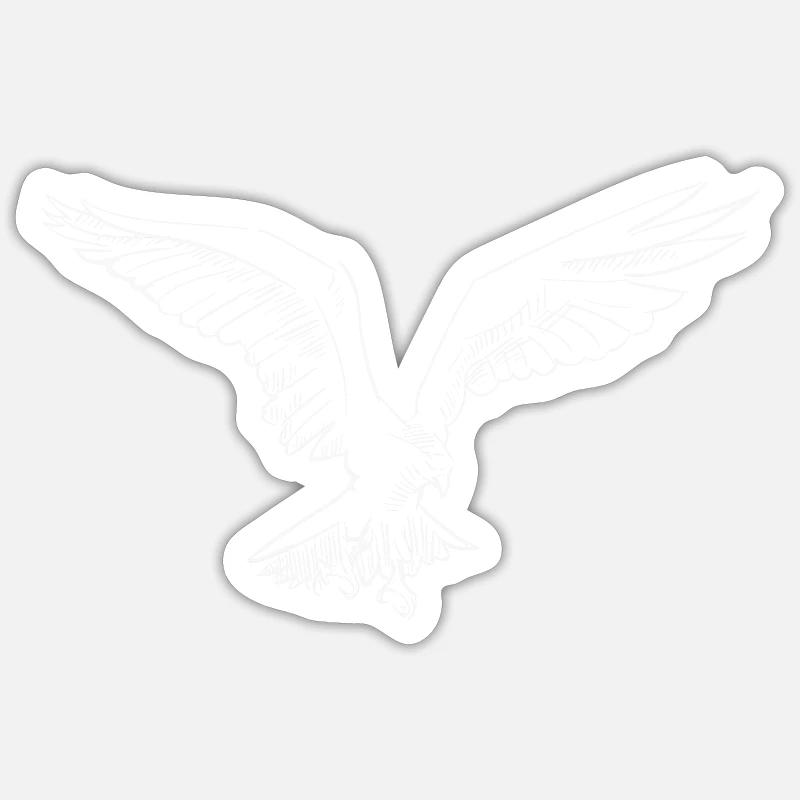 eagle Sticker size S (10 x 10 cm)