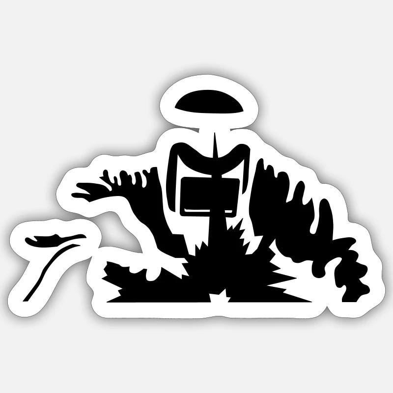 Sticker Größe S (10 x 10 cm) - 