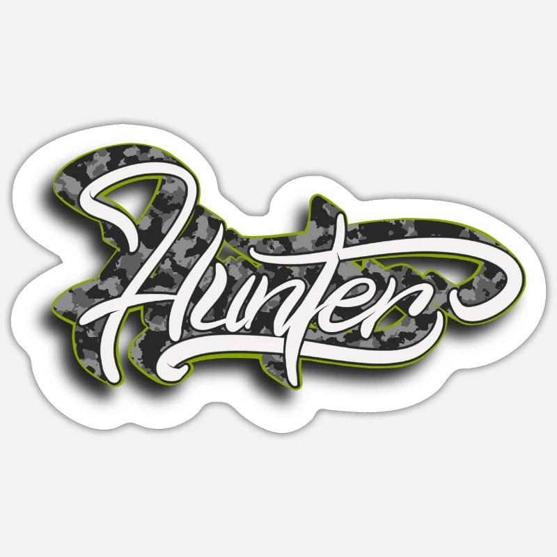 Hunter Sticker size S (10 x 10 cm)
