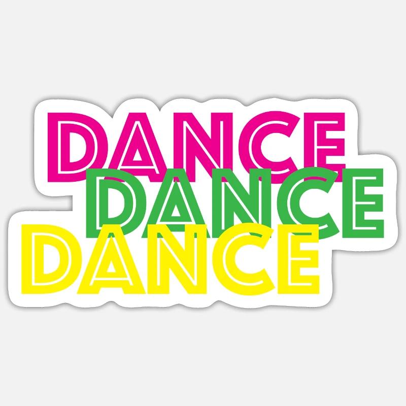 La danse Sticker taille S (10 x 10 cm)