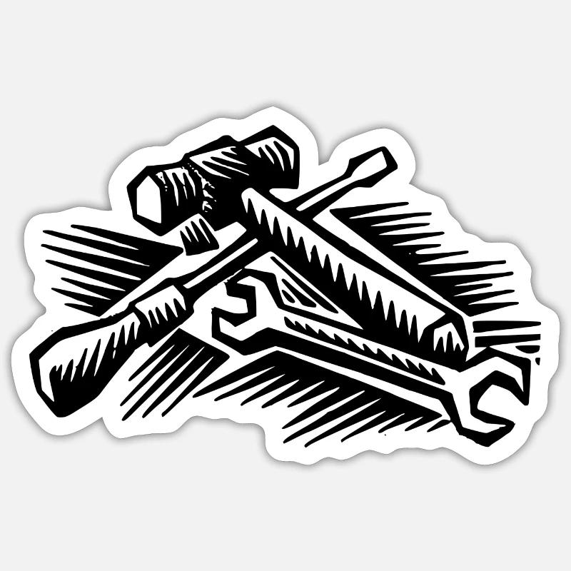 Sticker Größe S (10 x 10 cm) - 