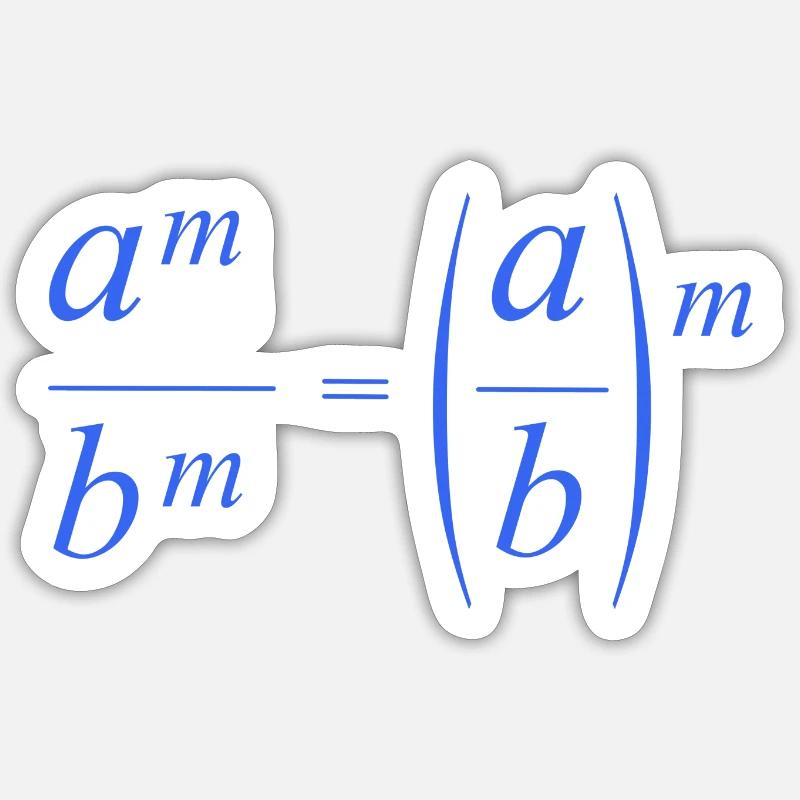 mathematics Sticker size S (10 x 10 cm)