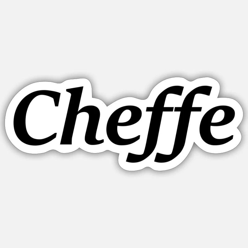 Cheffe boss Sticker taille S (10 x 10 cm)