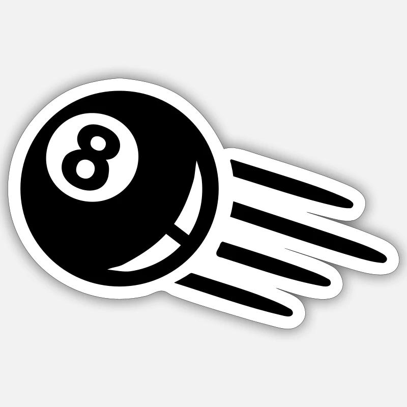 Billard Sticker taille S (10 x 10 cm)
