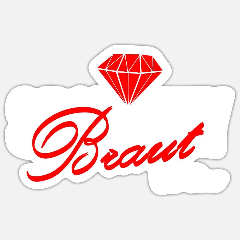 Soirée de célibataire - Sticker taille S (10 x 10 cm) - blanc mat