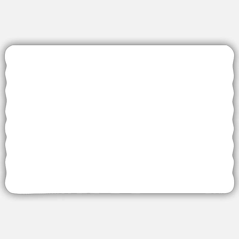 Lines pattern horizontal - Sticker size S (10 x 10 cm) - white matte