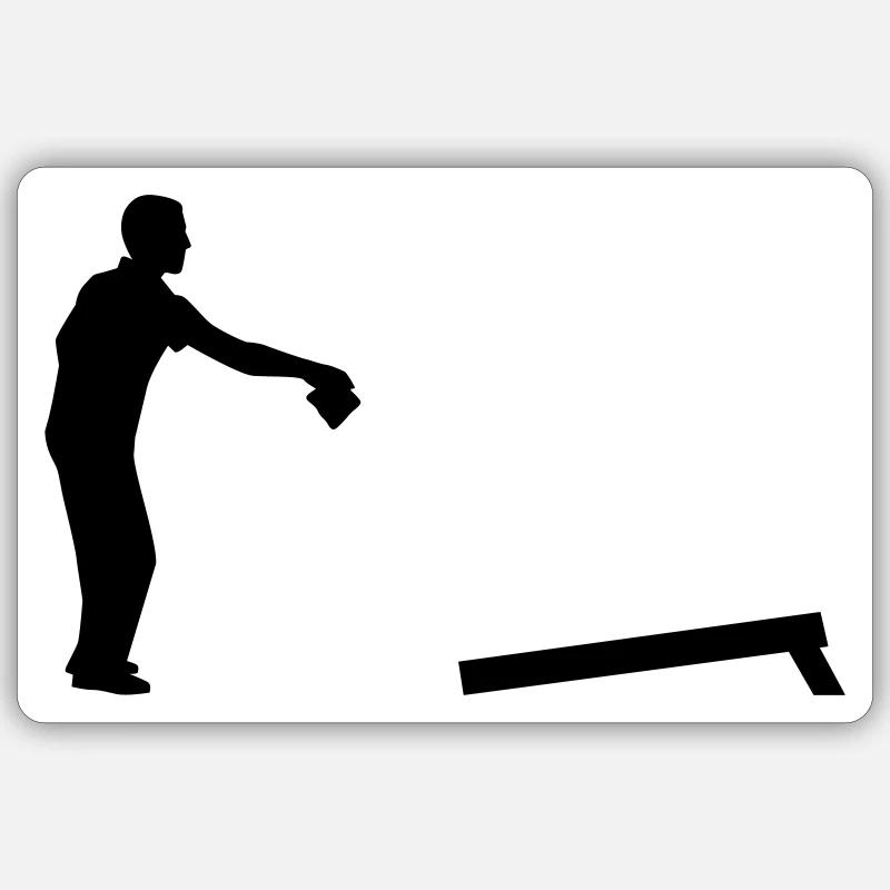 Cornhole Sticker Größe S (10 x 10 cm)