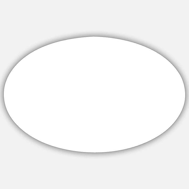 Diskuswerfen - Sticker Größe S (10 x 10 cm) - Mattweiß