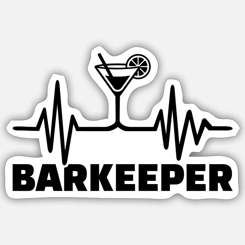 Barkeeper Sticker Größe S (10 x 10 cm)