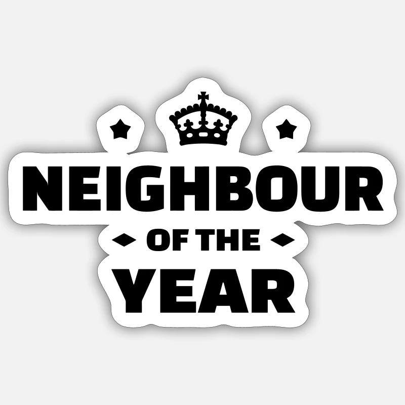 prossimo / quartiere / casa / città Adesivo