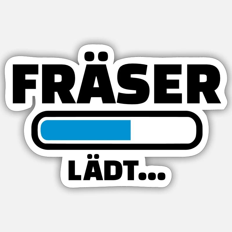 Fräser Sticker Größe S (10 x 10 cm)