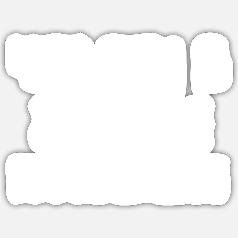 Nuremberg - Sticker taille S (10 x 10 cm) - blanc mat