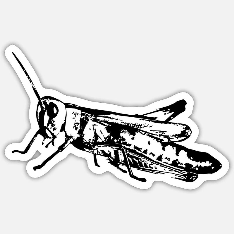 Grasshopper Sticker size S (10 x 10 cm)