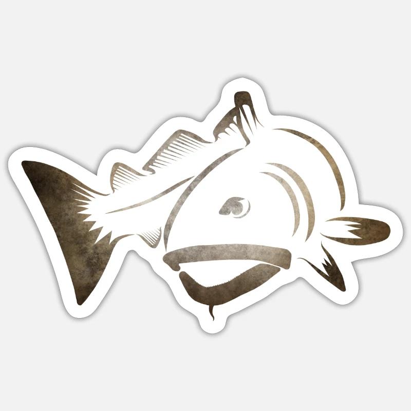 cod - Sticker size S (10 x 10 cm) - white matte