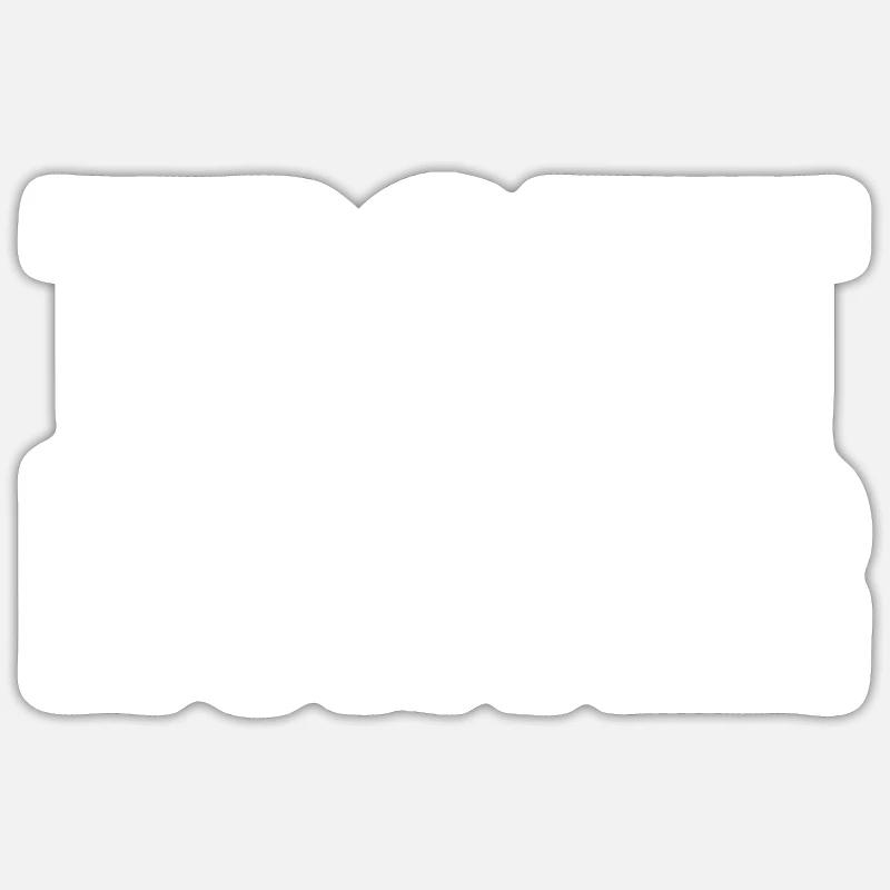 Forelle - Sticker Größe S (10 x 10 cm) - Mattweiß
