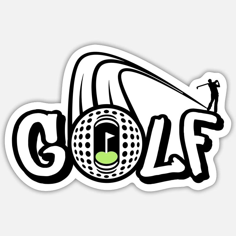 Golf Style Sticker Größe S (10 x 10 cm)