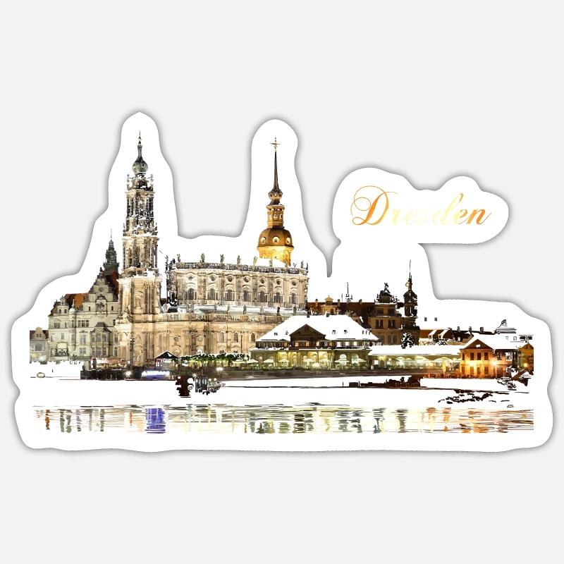 Dresden Sticker size S (10 x 10 cm)