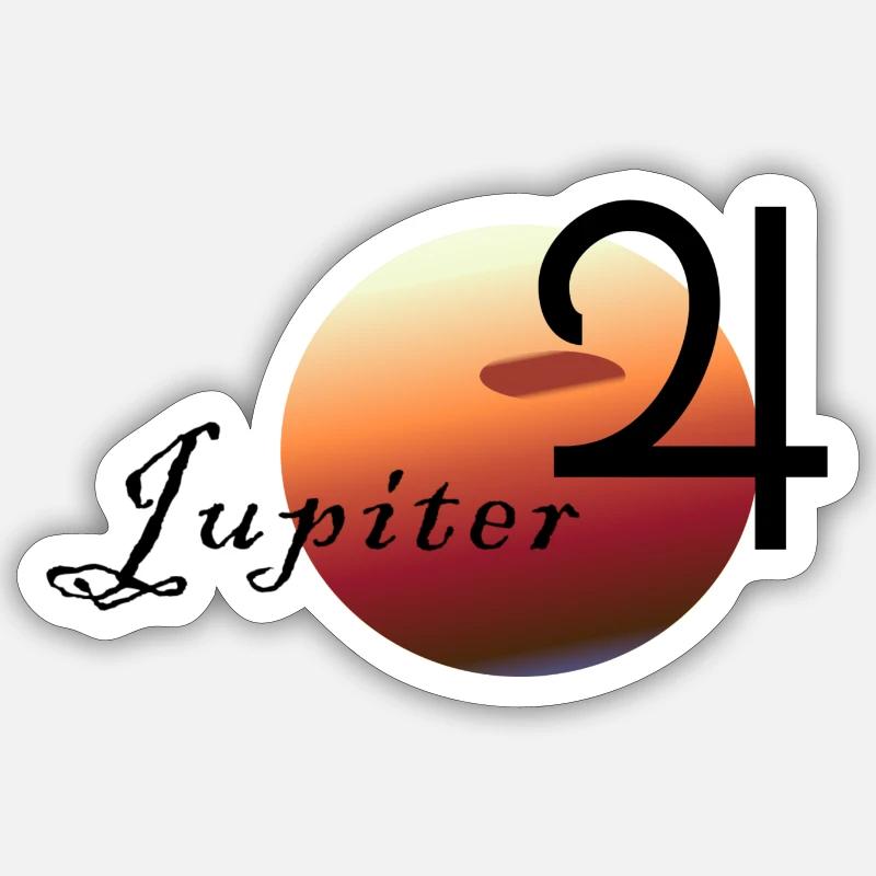 Jupiter Sticker size S (10 x 10 cm)