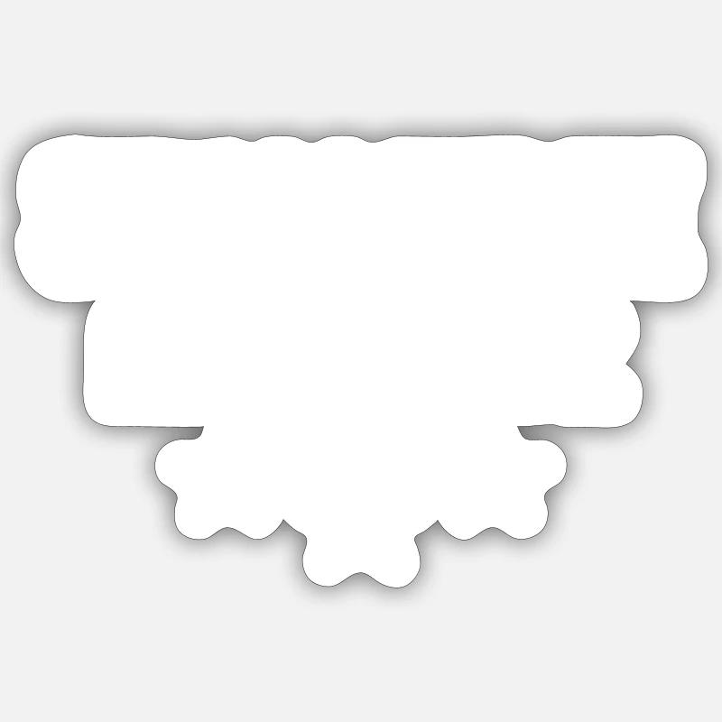 Stallhilfe im Einsatz - Sticker Größe S (10 x 10 cm) - Mattweiß