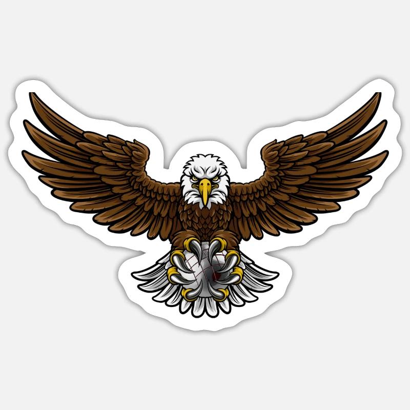 Boule Adler - Sticker size S (10 x 10 cm) - white matte