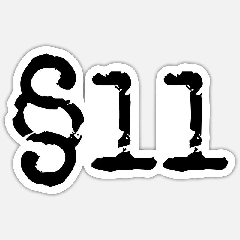 Sticker Größe S (10 x 10 cm) - 