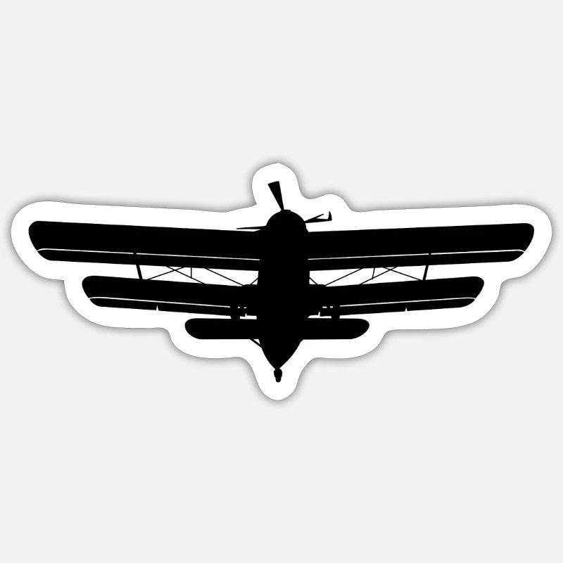 An-2 - Sticker Größe S (10 x 10 cm) - Mattweiß