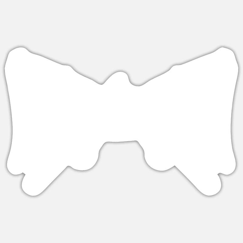 Angeln - Sticker Größe S (10 x 10 cm) - Mattweiß
