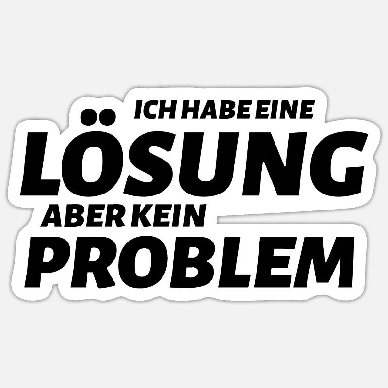 Problem Sticker Größe S (10 x 10 cm)