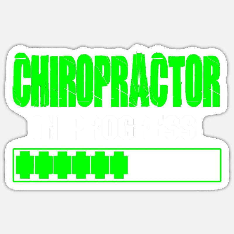 Physiotherapist Chiropractor Physiotherapy - Sticker size S (10 x 10 cm) - white matte
