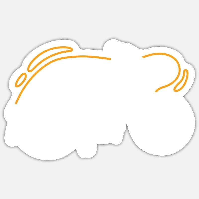 Mobylette Sticker taille S (10 x 10 cm)