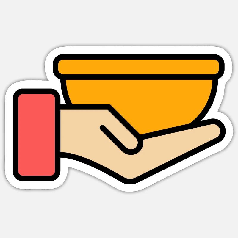 Suppe Sticker Größe S (10 x 10 cm)