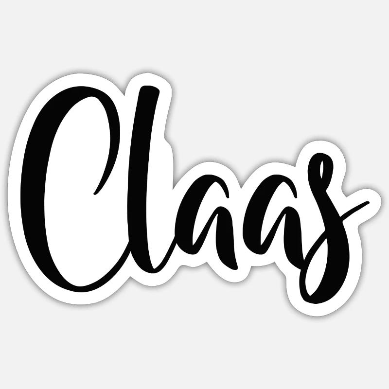 Claas - Sticker taille S (10 x 10 cm) - blanc mat