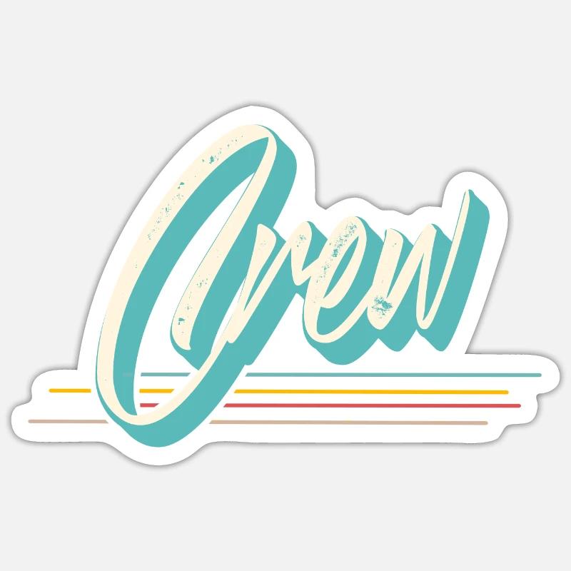 Crew Team Squad - Sticker Größe S (10 x 10 cm) - Mattweiß