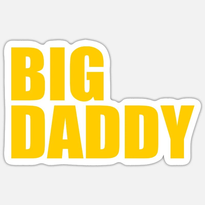 BIG DADDY Sticker Größe S (10 x 10 cm)