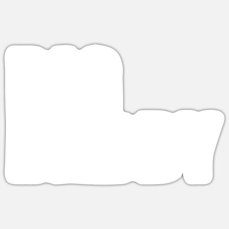 BIG DADDY - Sticker taille S (10 x 10 cm) - blanc mat