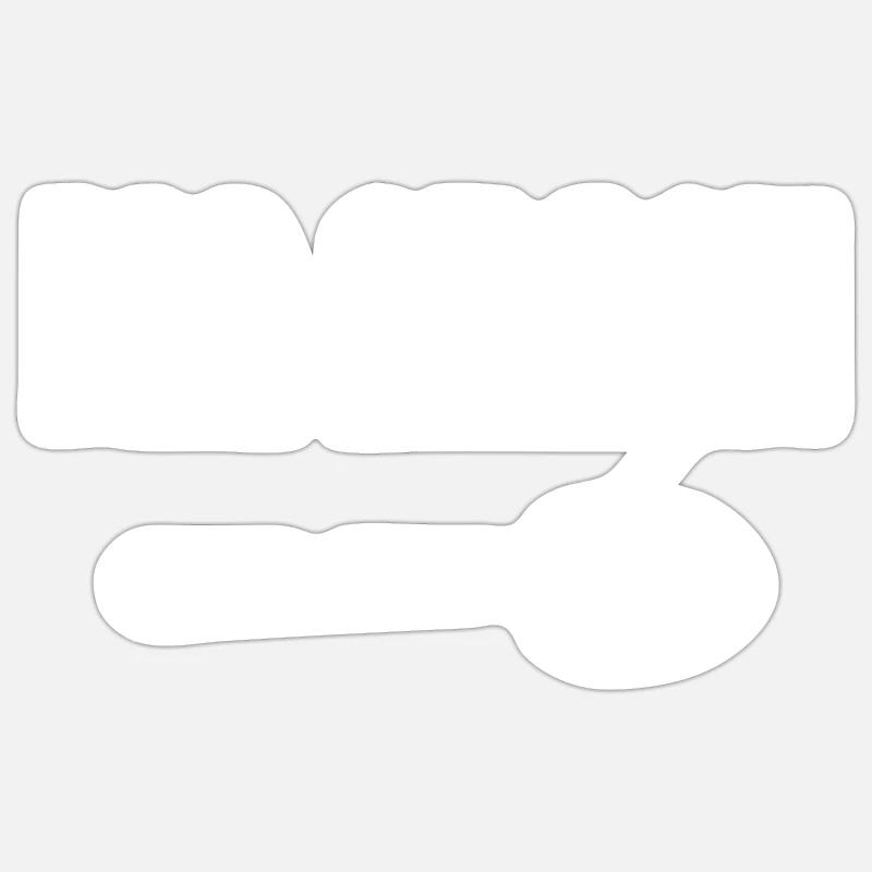 Big Spoon Sticker size S (10 x 10 cm)