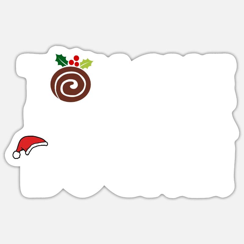 TOUCHE PAS A MA BUCHE - Sticker taille S (10 x 10 cm) - blanc mat