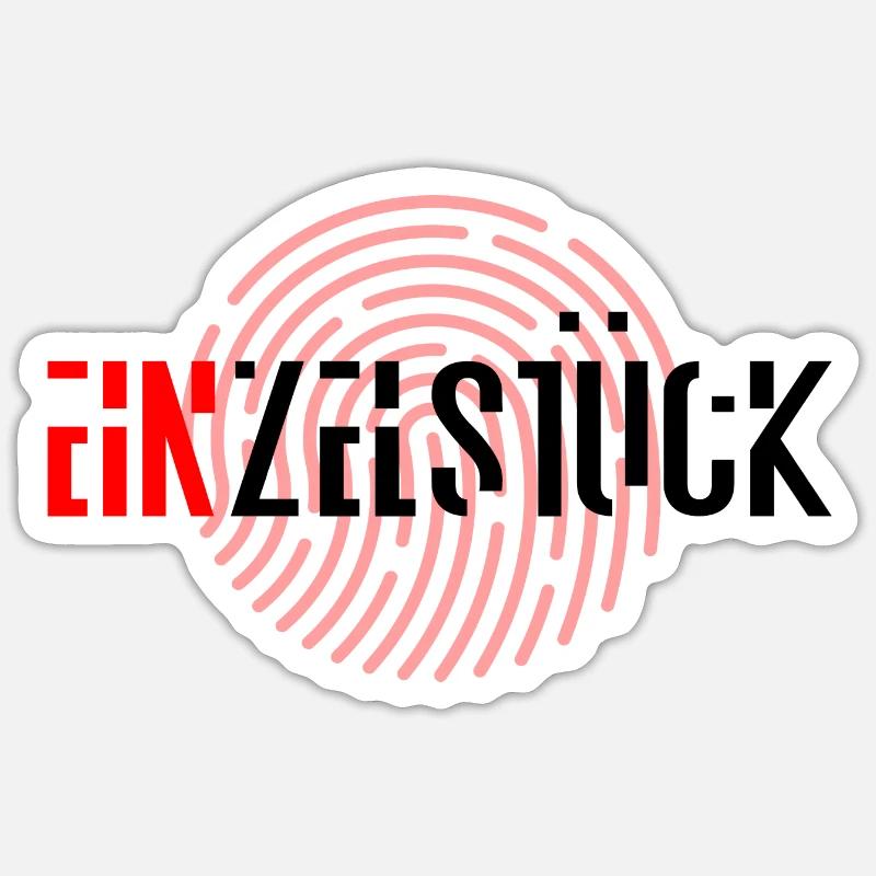 Einzelstück - Sticker Größe S (10 x 10 cm) - Mattweiß