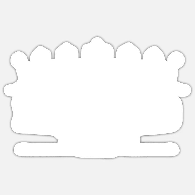 Leandro - Sticker size S (10 x 10 cm) - white matte