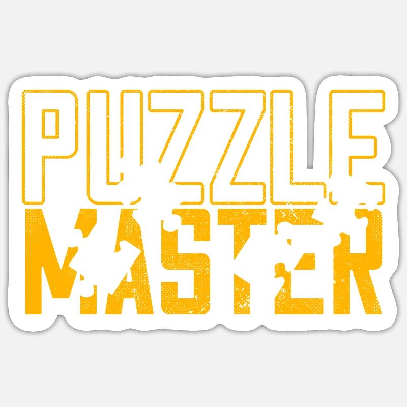 Puzzle Master Board Game Hobby Fun Sticker size S (10 x 10 cm)