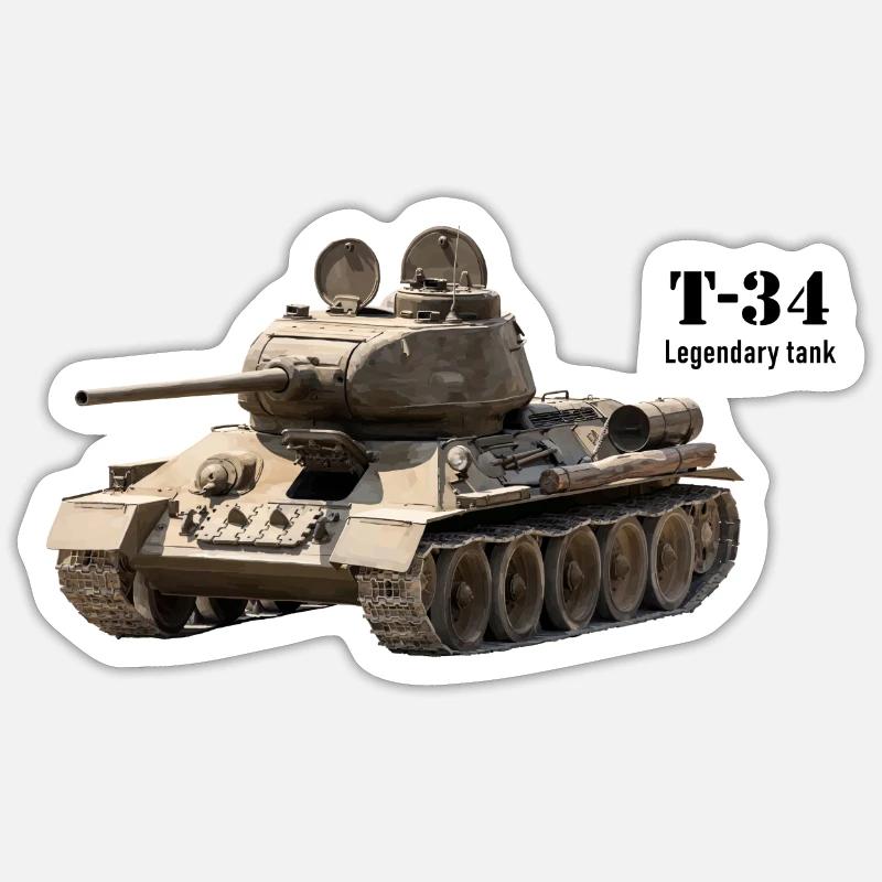 Panzer Sticker Größe S (10 x 10 cm)