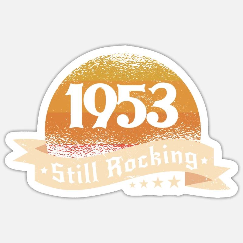 1953 - Sticker Größe S (10 x 10 cm) - Mattweiß