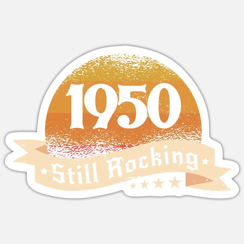 1950 Sticker size S (10 x 10 cm)