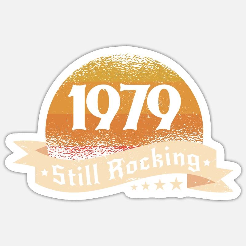 1979 - Sticker size S (10 x 10 cm) - white matte