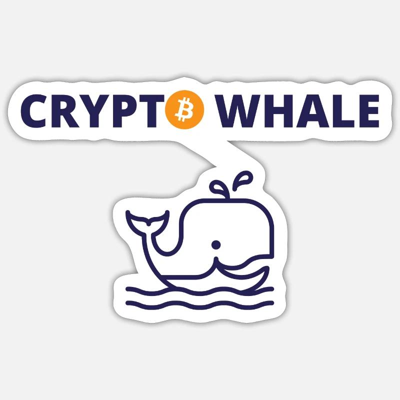 Krypto-Wal Sticker Größe S (10 x 10 cm)