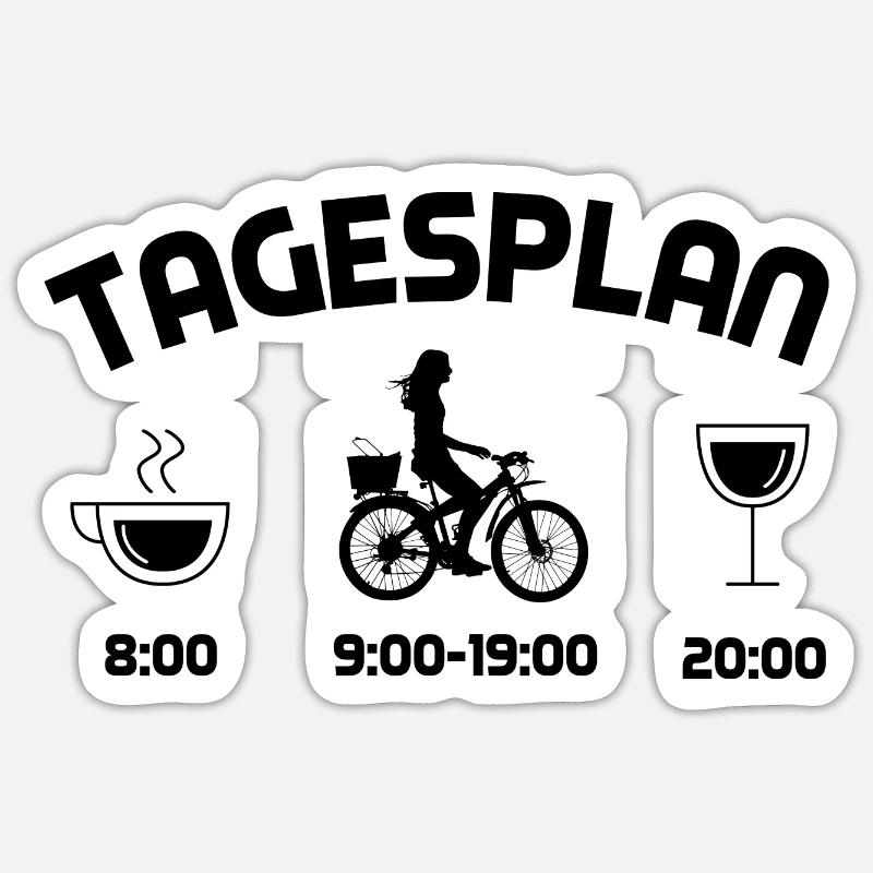 Tagsplan - (2) Sticker Größe S (10 x 10 cm)